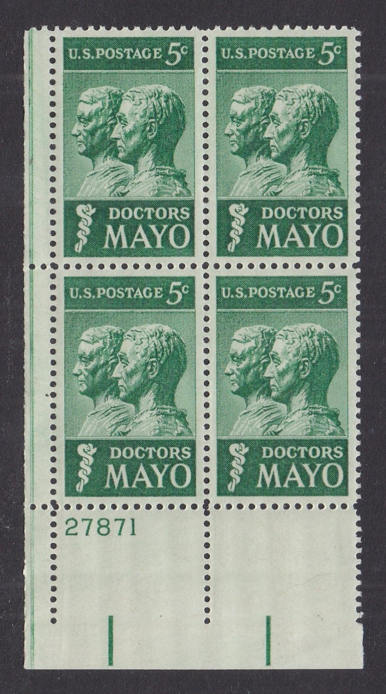 # 1251 (1964) Doctors Mayo - PB, LL #27871, MNH