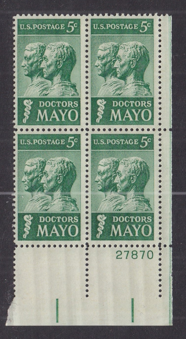 # 1251 (1964) Doctors Mayo - PB, LR #27870, MNH