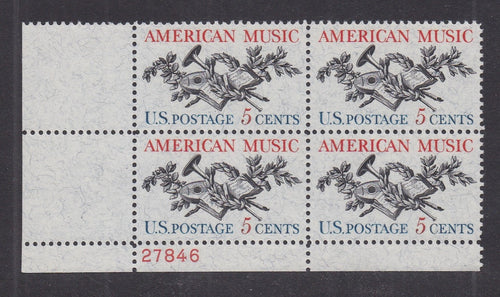 # 1252 (1964) Music - PB, LL #27846, MNH