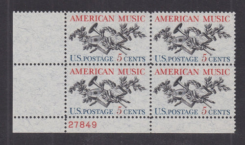 # 1252 (1964) Music - PB, LL #27849, MNH