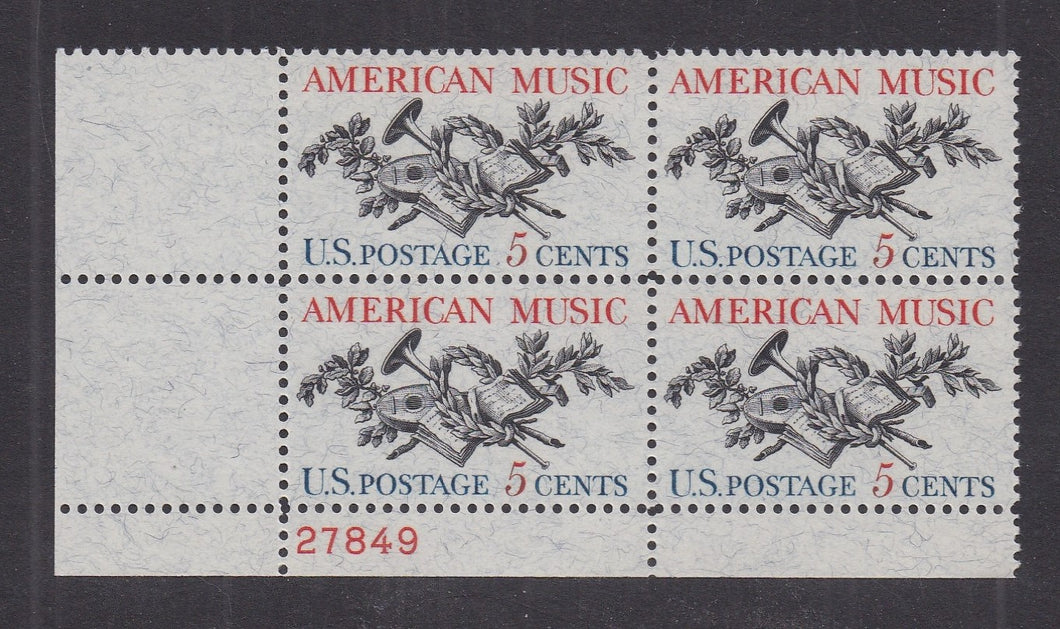 # 1252 (1964) Music - PB, LL #27849, MNH