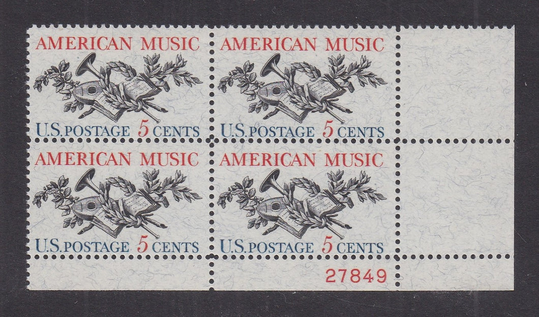# 1252 (1964) Music - PB, LR #27849, MNH