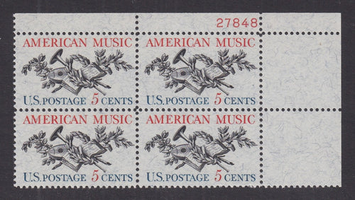 # 1252 (1964) Music - PB, UR #27848, MNH