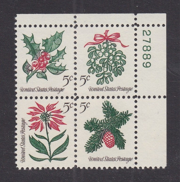 # 1254-57 (1964) Christmas - PB, UR #27889, MNH