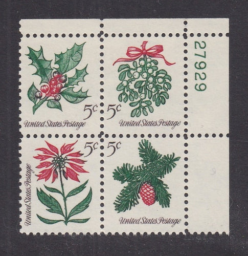 # 1254-57 (1964) Christmas - PB, UR #27929, MNH