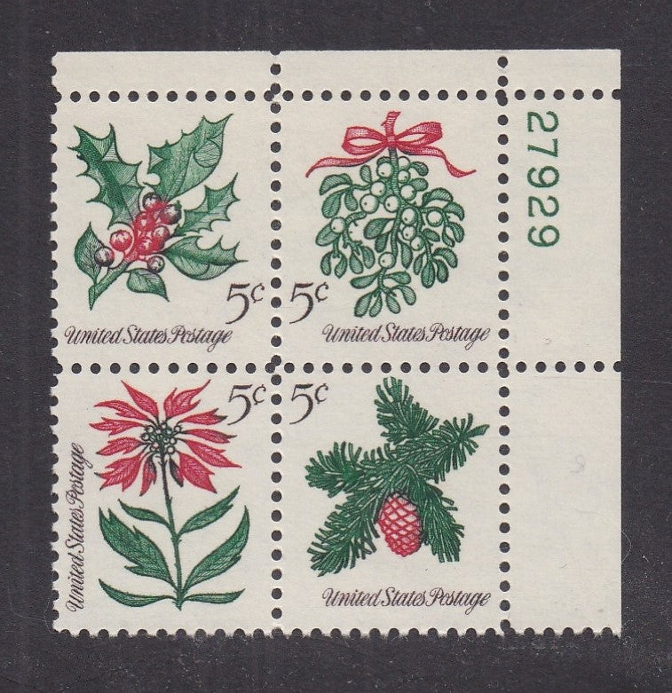 # 1254-57 (1964) Christmas - PB, UR #27929, MNH