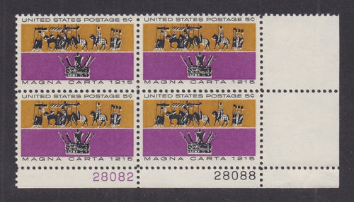 # 1265 (1965) Magna Carta - PB, LR #28082/28088, MNH