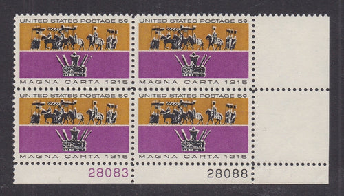 # 1265 (1965) Magna Carta - PB, LR #28083/28088, MNH