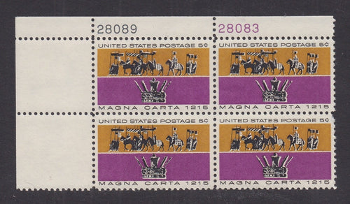 # 1265 (1965) Magna Carta - PB, UL #28083/28089, MNH