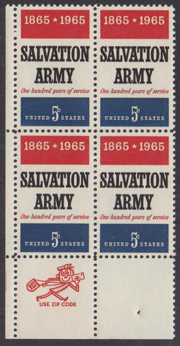 # 1267 (1965) Salvation Army - Mr Zip BK/4, LL, MNH