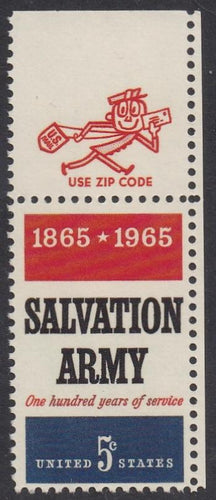 # 1267 (1965) Salvation Army - Mr Zip sgl, UR, MNH