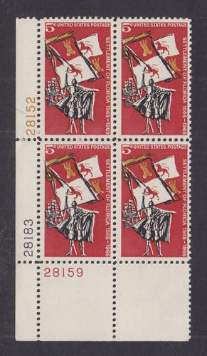# 1271 (1965) Florida Settlement - PB, LL #28152/28159/28183, MNH