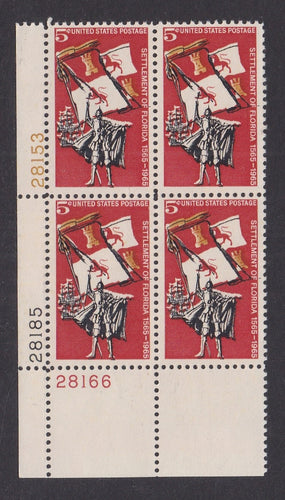 # 1271 (1965) Florida Settlement - PB, LL #28153/28166/28185, MNH
