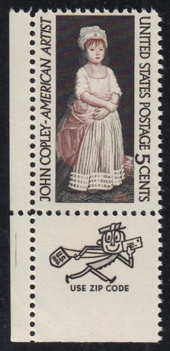 # 1273 (1965) Copley - Mr Zip sgl, LL, MNH