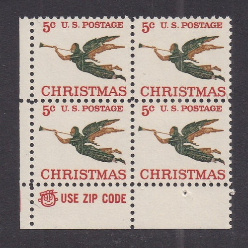 # 1276 (1965) Angel - Mr. Zip, BK/4, LL, MNH