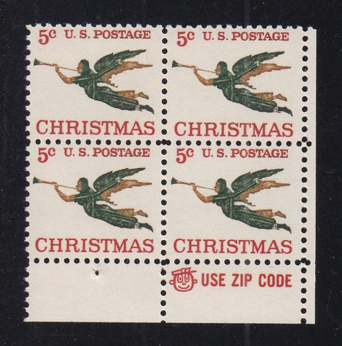 # 1276 (1965) Angel - Mr. Zip, BK/4, LR, MNH