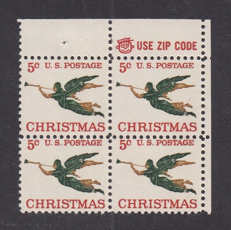 # 1276 (1965) Angel - Mr. Zip, BK/4, UR, MNH