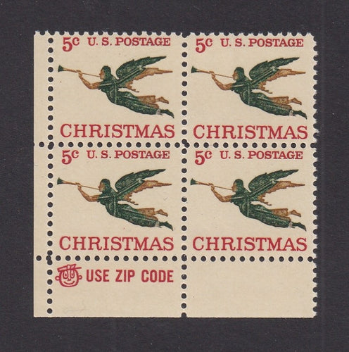 # 1276a (1965) Christmas Angel - Mr. Zip BK/4, LL, Tagged
