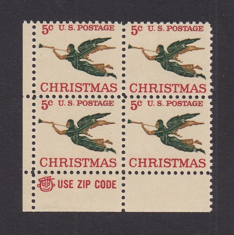 # 1276a (1965) Christmas Angel - Mr. Zip BK/4, LL, Tagged
