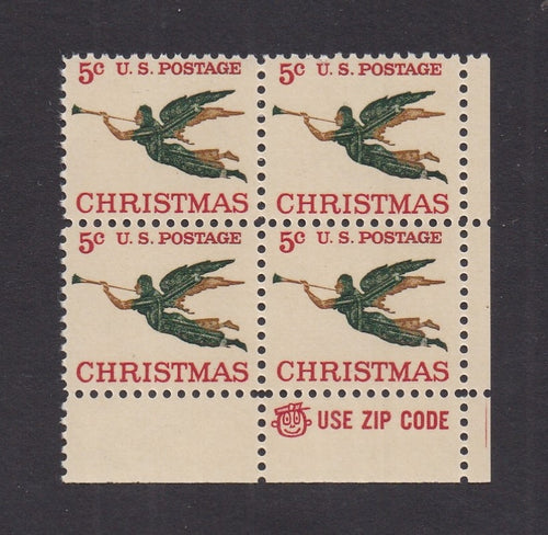 # 1276a (1965) Christmas Angel - Mr. Zip BK/4, LR, Tagged