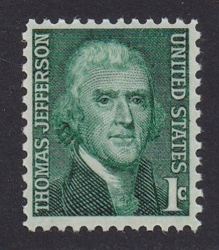 # 1278 (1968) Jefferson - Sgl, MNH