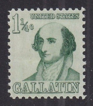 # 1279 (1967) Gallatin - Sgl, XF MNH