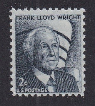 # 1280 (1966) Wright (2 H, 1 V gum breakers) - Sgl, MNH