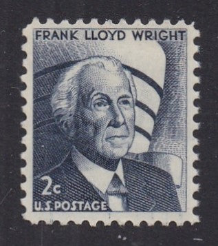 # 1280 (1966) Wright (2 H gum breakers) - Sgl, MNH