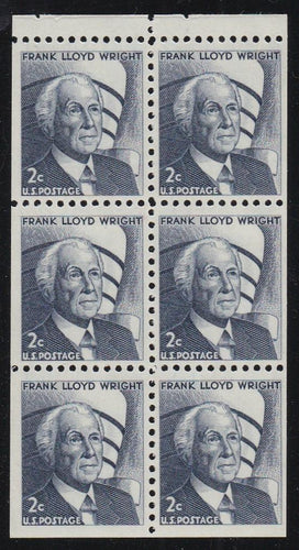 # 1280c (1971) Wright, DG - Bklt pane, VF MNH [4]