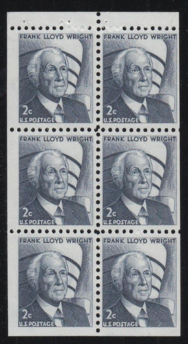 # 1280c (1971) Wright, SG - Bklt pane, VF MNH [1]