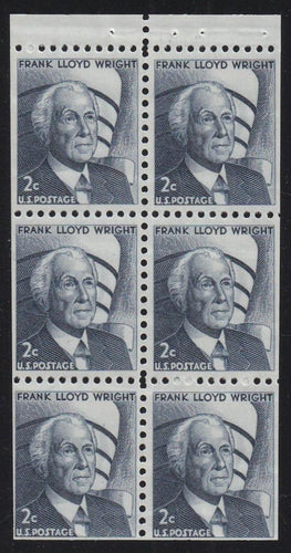 # 1280c (1971) Wright, SG - Bklt pane, VF MNH [2]