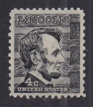 # 1282 (1965) Lincoln, Not tagged - Sgl, MNH