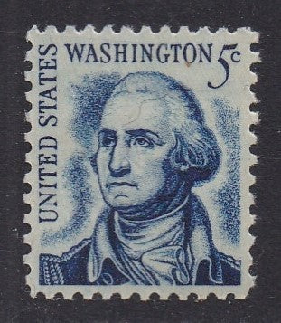 # 1283B (1967) Washington, Redrawn, SG (brown), Tagged - Sgl, XF MNH