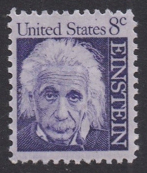 # 1285a (1966) Einstein, Tagged - Sgl, MNH