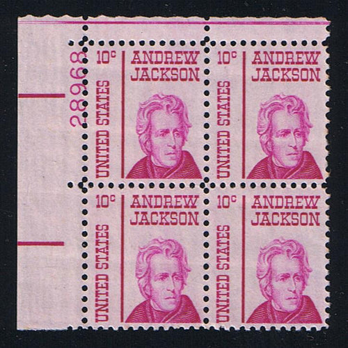 #1286 (1967) Jackson - PB, UL #28968, MNH