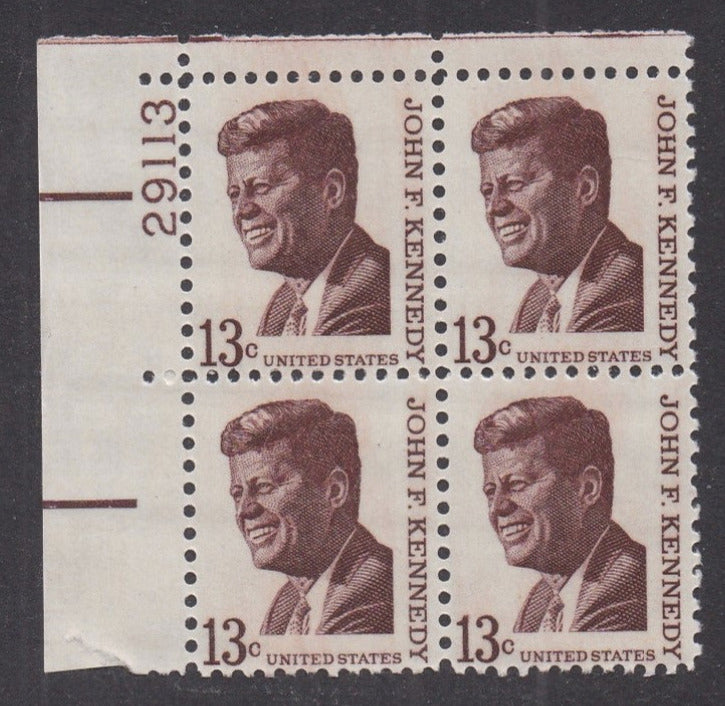 # 1287 (1967) JFK, Tagged - PB, UL #29113, MNH