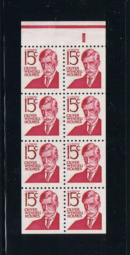 # 1288Bc (1978) Holmes, Type III - Bklt pane, MNH