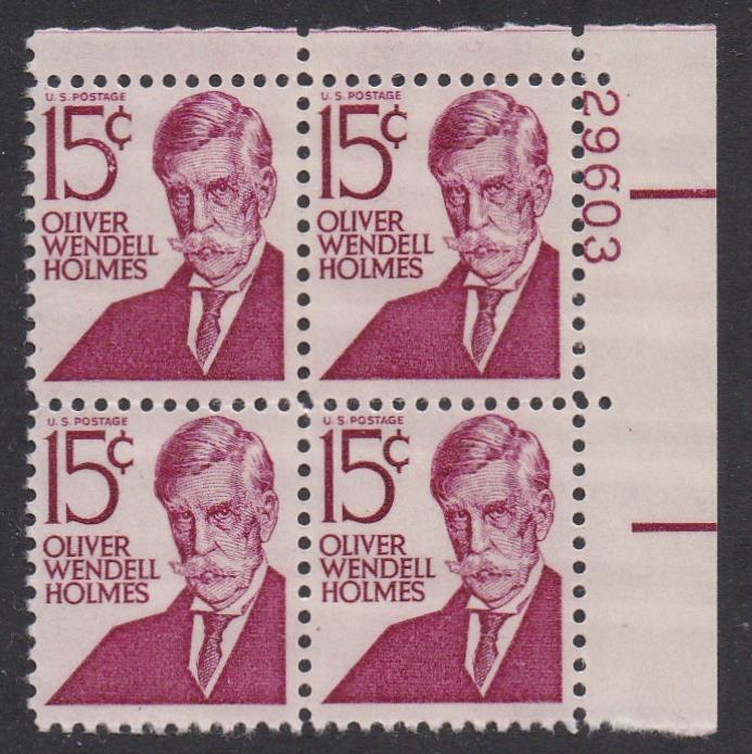 # 1288 (1968) Holmes, Type I - PB, UR #29603, MNH [3]