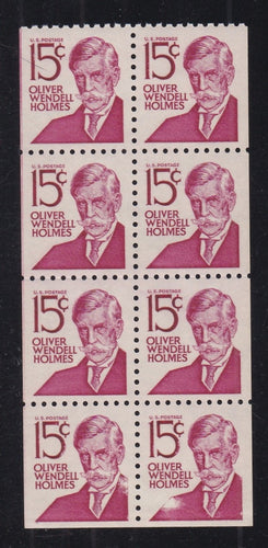# 1288Bc (1978) Holmes, Type III - Bklt pane, Left Jointline, No tab, MNH
