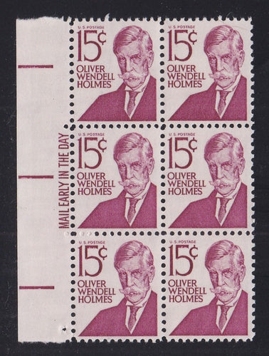 # 1288d (1968) Holmes, Type II - ME BK/6, L, MNH