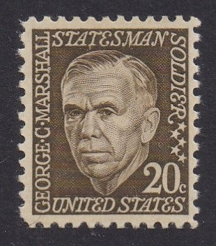 # 1289a (1967) Marshall, deep olive, SG, Tagged - Sgl, MNH