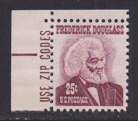 # 1290a (1967) Douglass, rose lake, SG, Tagged - Sgl, XF MNH