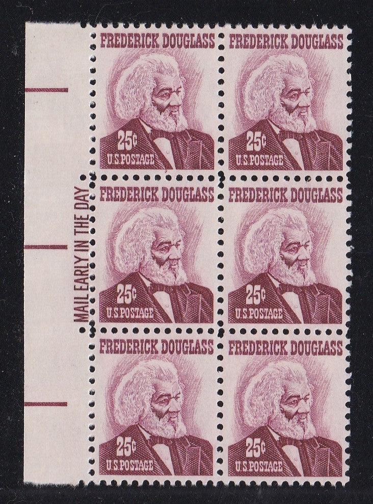 # 1290a (1967) Douglass, rose lake, SG, Tagged - ME BK/6, L, MNH