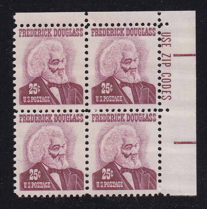 # 1290a (1967) Douglass, rose lake, SG, Tagged - Zip BK/4, UR, MNH