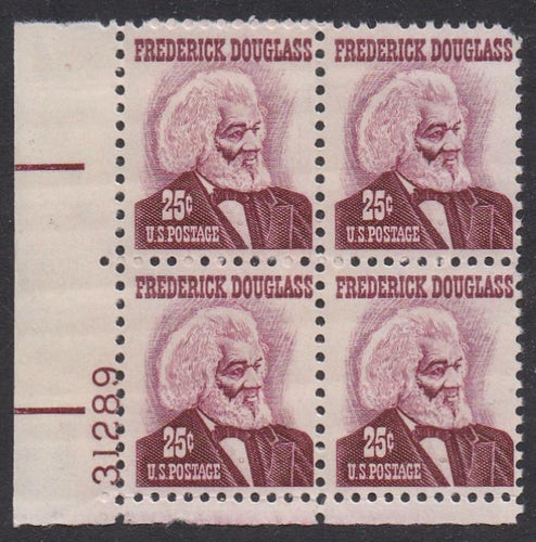 #1290a (1973) Douglass, rose lake, SG, Tagged - PB, LL #31289, MNH [3]
