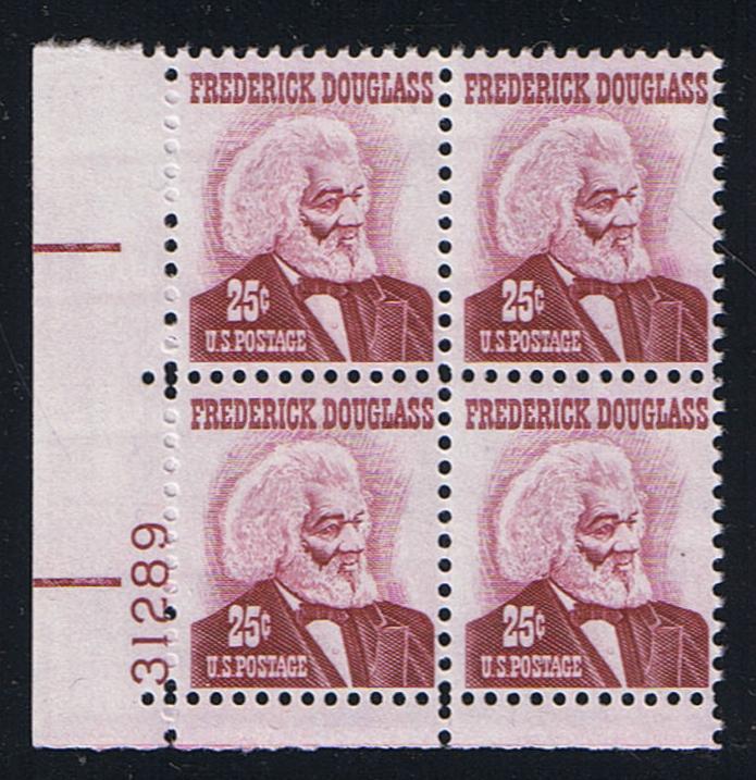 #1290a (1973) Douglass, rose lake, SG, Tagged - PB, LL #31289, MNH [2]