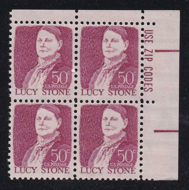 # 1293a (1973) Stone, Tagged - Zip BK/4, UR, MNH