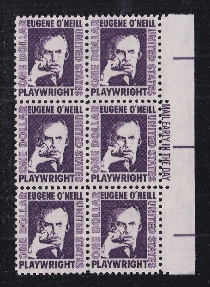 # 1294a (1973) O'Neill, dull purple, Tagged - ME BK/6, R, MNH