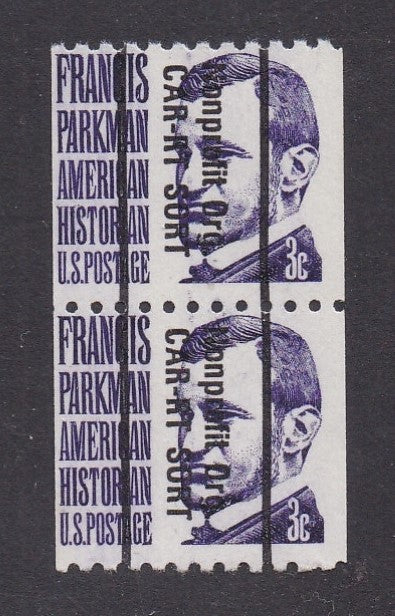 # 1297b (1975) Parkman, DG, precan - Coil pr, MNH