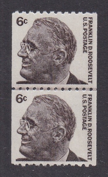 # 1298 (1967) FDR - Coil LP, XF MNH